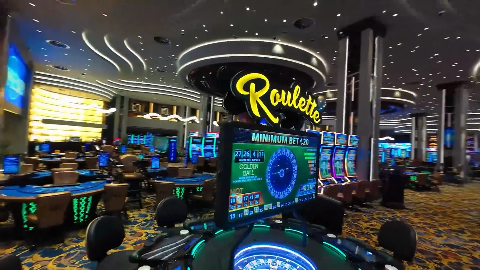 Walk through the Grand Sapphire Casino